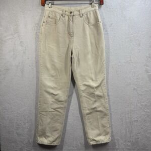 Vintage Woolrich‎ Fleece-Lined Khaki Pants Women's Size 6 Chore Outdoor Winter